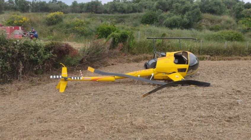 Helicopter with 2 crashed in Kefalonia, no casualties